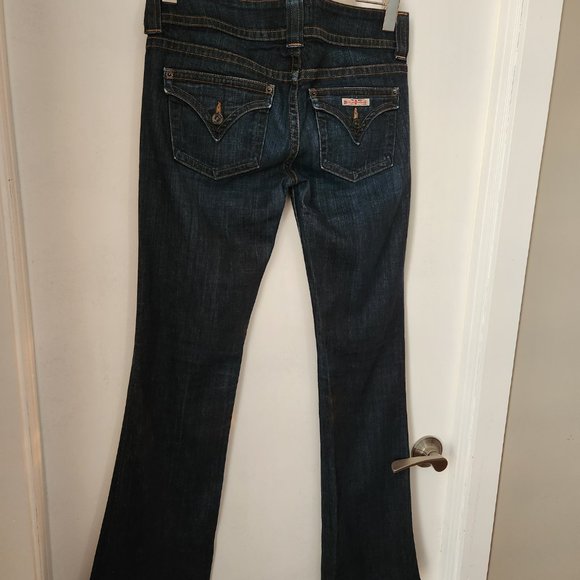 HUDSON Signature Bootcut Jeans, Low Rise Flap Pocket W170DHK - Picture 2 of 4